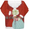 Serviette jetable pré pliée design père noël x10-Gifi