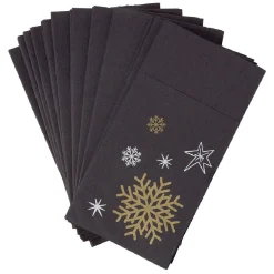 Serviette kangourou en papier motif flocon de neige x20-Gifi Sale