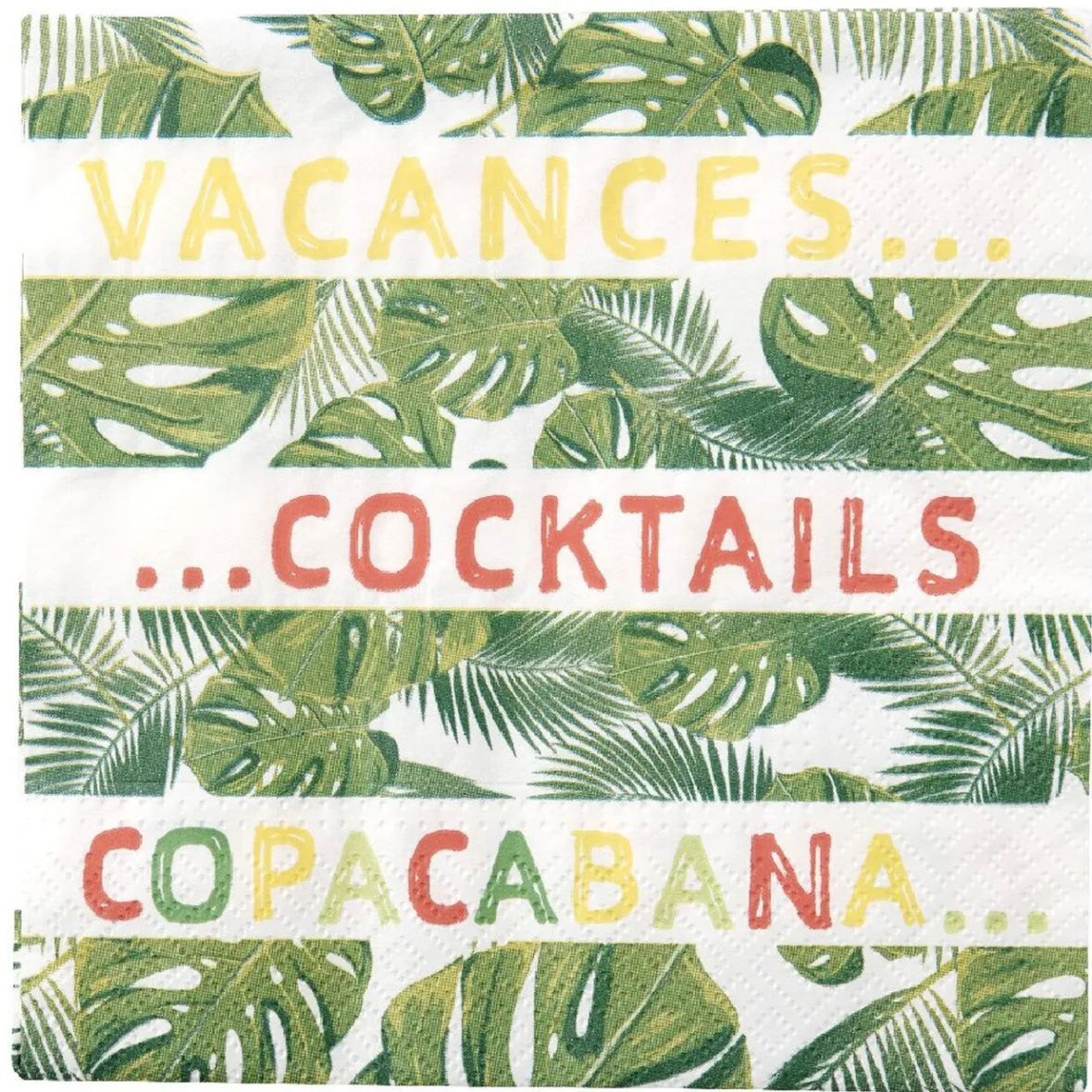 Serviette papier Brésil Copacabana x 20-Gifi Outlet