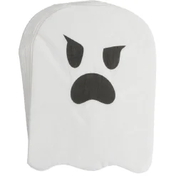 Serviette papier Halloween forme fantôme blanc x20-Gifi Hot