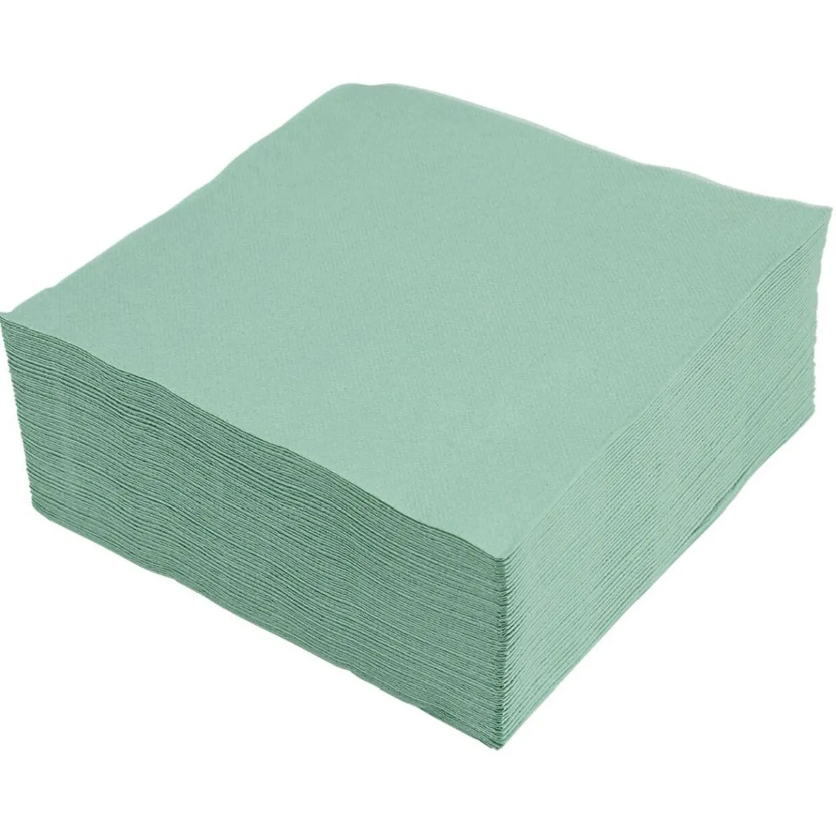 Serviette papier ouate vert 38x38cm x50-Gifi Sale