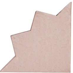 Serviettes en papier embossé forme étoile cuivre rosé x12-Gifi Best