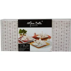 Serviettes x 12 prépliées forme graphique-Gifi Online