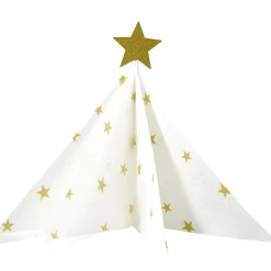 Serviettes x 10 prépliées forme sapin-Gifi Hot