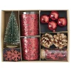 Set de Noël décoration de table rouge-Gifi