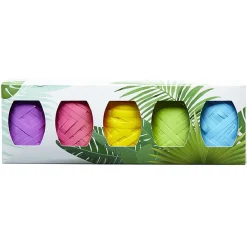 Set de ruban coloré pour emballage cadeau x 5-Gifi Outlet