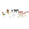 Set sujets animaux pour village de Noël H. 7 cm-Gifi Discount