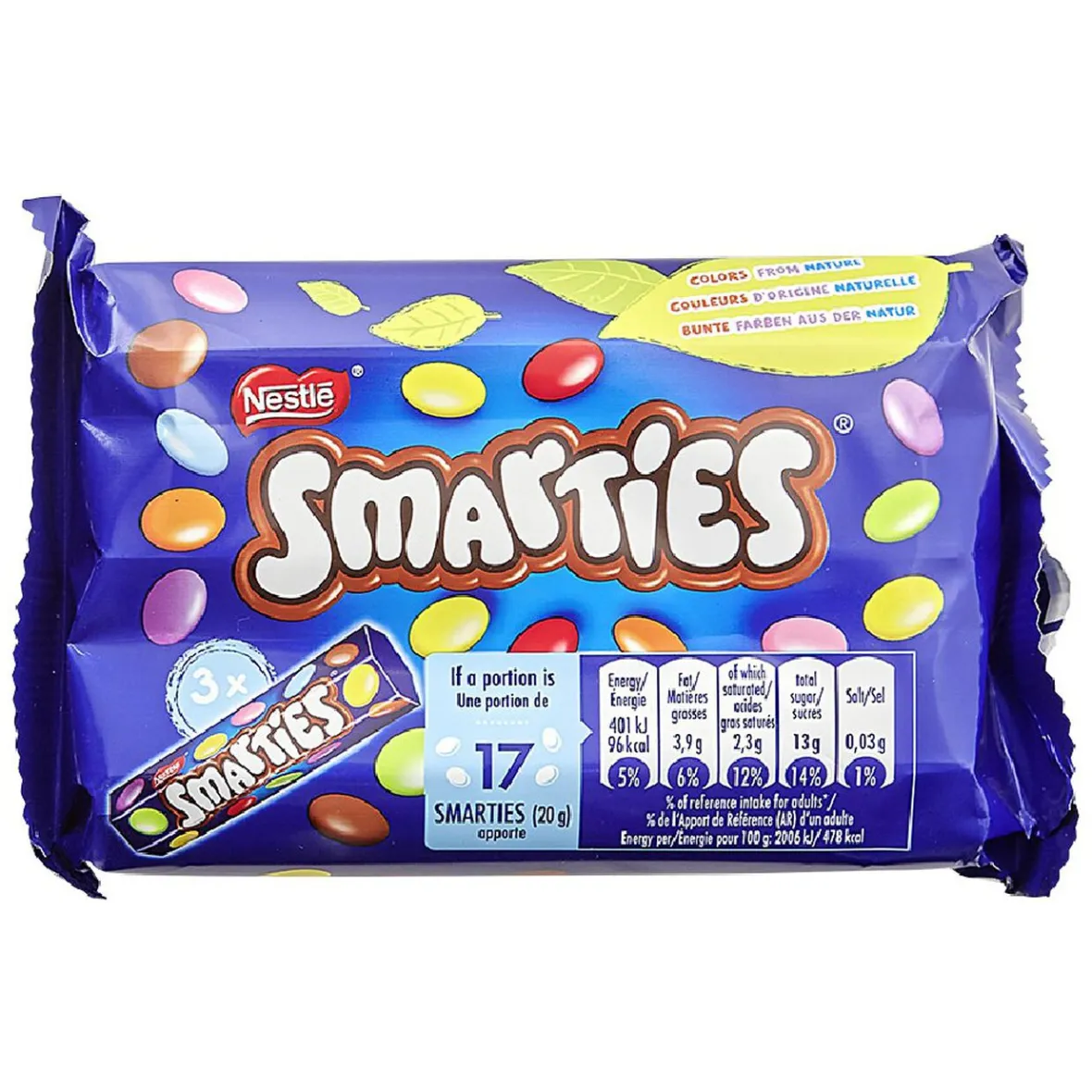 Smarties tube 38 g x 3-Gifi Outlet