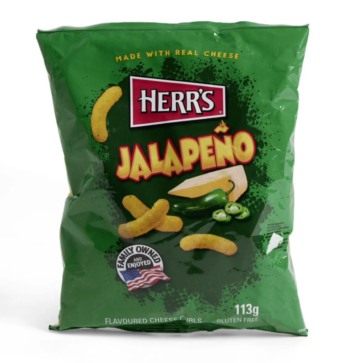 Snacks Herr's Jalapeño saveur fromage épicé 113gr-Gifi Outlet