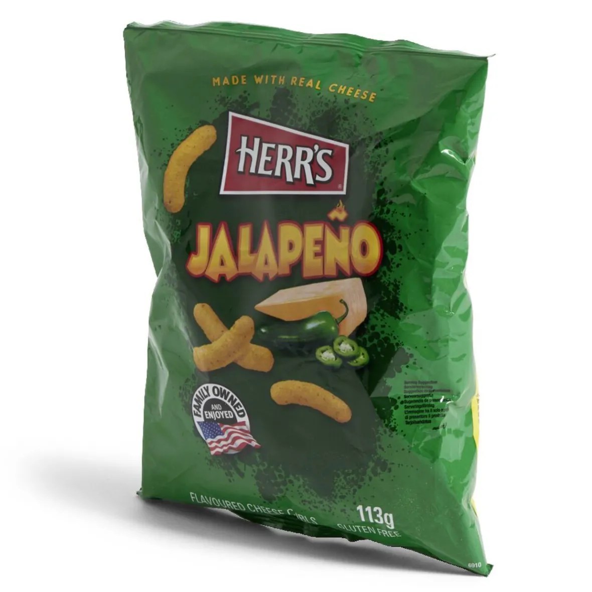 Snacks Herr's Jalapeño saveur fromage épicé 113gr-Gifi Outlet