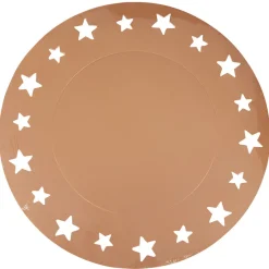 Sous assiette en carton cuivré satiné x4-Gifi Clearance