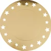 Sous assiette en carton or brillant x4-Gifi New