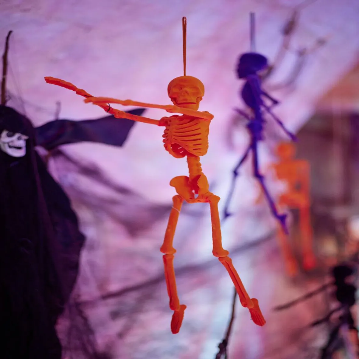 Squelette à suspendre Halloween H40cm-Gifi New