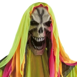 Squelette sonore et lumineux à LED décoration Halloween néon-Gifi Clearance