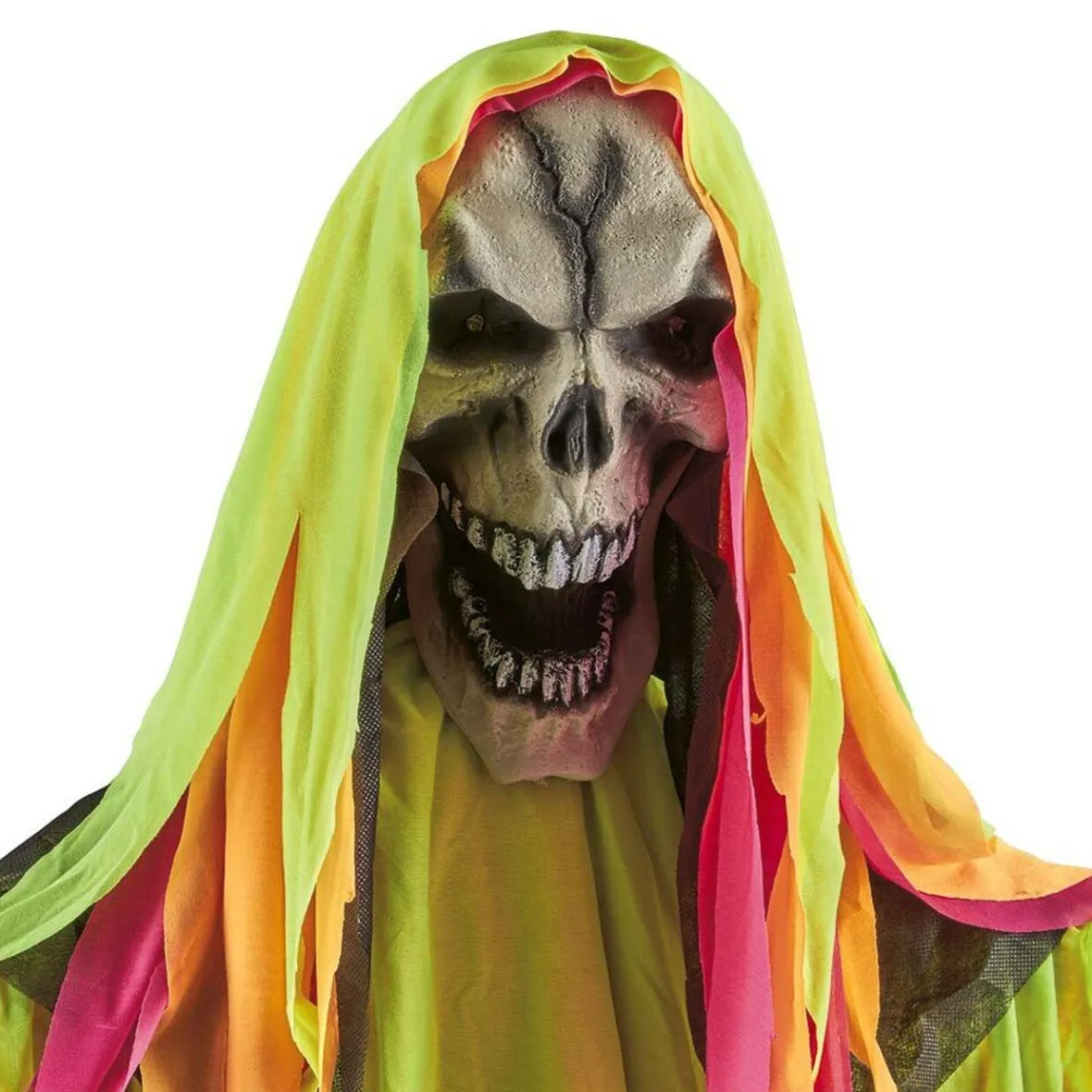 Squelette sonore et lumineux à LED décoration Halloween néon-Gifi Clearance