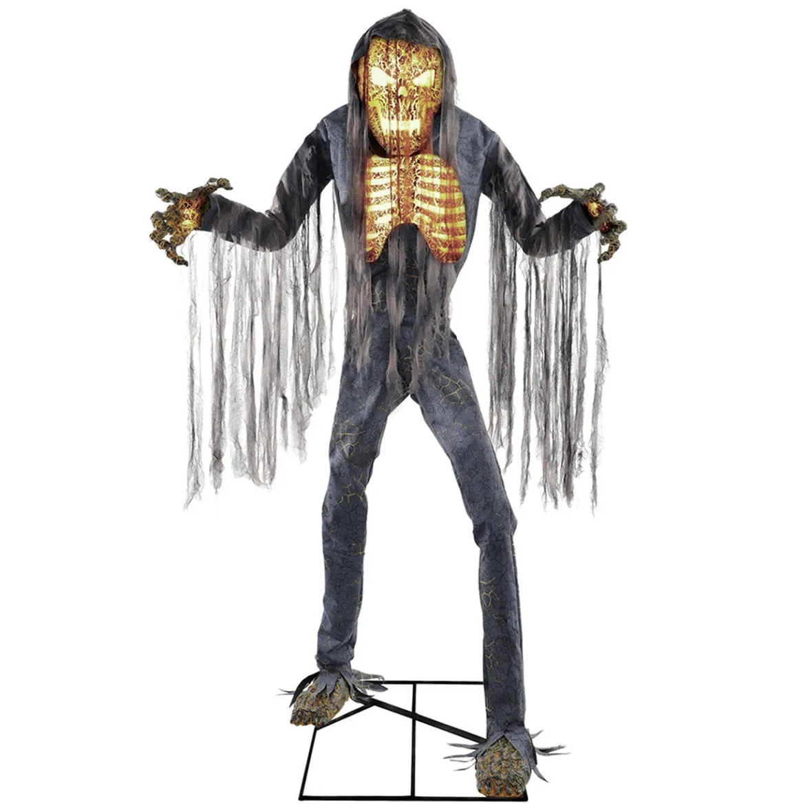 Squelette-goule géant animé et sonore H228cm-Gifi Online