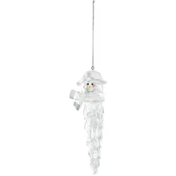 Stalactite en forme de bonhomme de neige à suspendre Noël-Gifi New