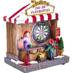 Stand de jeux de fête foraine animé lumineux musical Village de Noël-Gifi Discount
