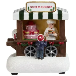 Stand vente de gourmandises lumineux Village de Noël-Gifi Best