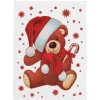 Sticker électrostatique de Noël motif ourson-Gifi New