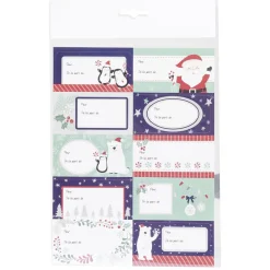 Sticker pour cadeau Noël x10-Gifi Hot