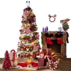 Sucette déco Noël Disney Mickey H36cm-Gifi New