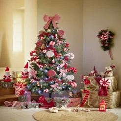 Sucette de Noël à planter rouge Ø14xH40cm-Gifi Online