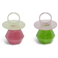 Sucette forme bague x2 fraise et pastèque-Gifi Hot