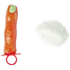 Sucette Halloween en forme de doigt avec poudre-Gifi Outlet