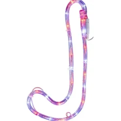 Sucre d'orge de Noël lumineux 24 LED blanc froid et rouge H.3m-Gifi Sale