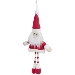 Sujet de noël longues jambes à suspendre Père noël ou bonhomme de neige-Gifi New