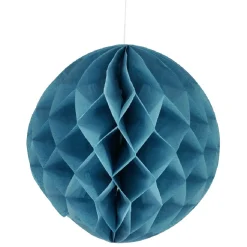 Suspension boule en papier bleu-Gifi Hot