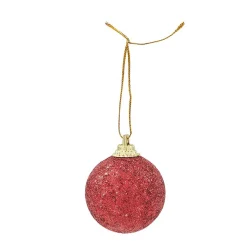 Suspension boules de Noël rouges et pommes de pin-Gifi Sale