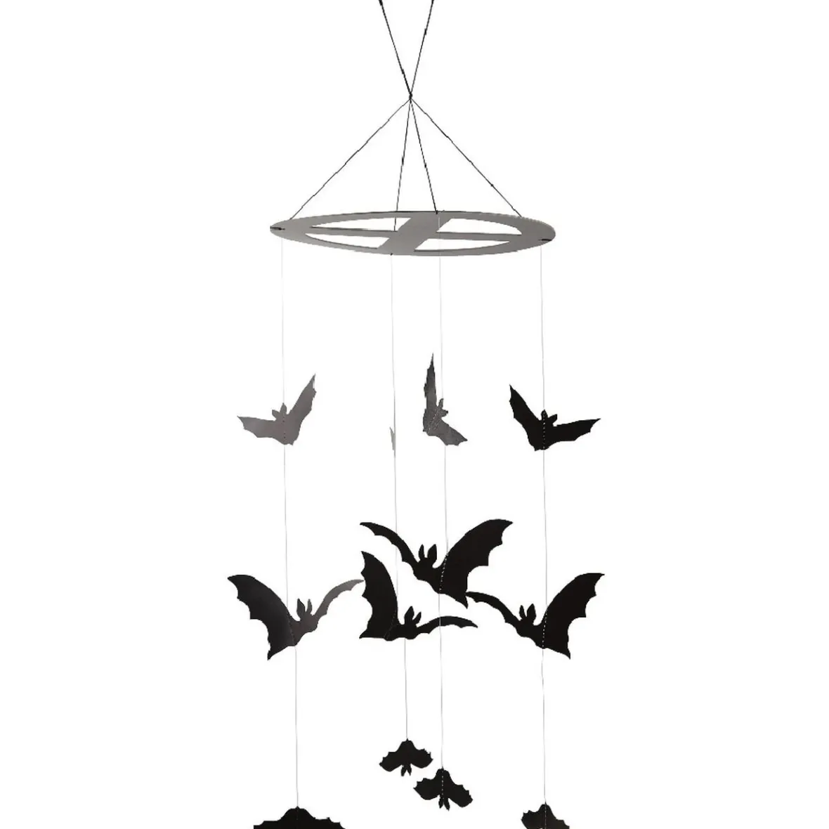 Suspension chandelier Halloween chauve-souris L31,8xl29,8cm-Gifi New