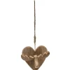 Suspension coeur et corne de cerf Noël-Gifi Hot