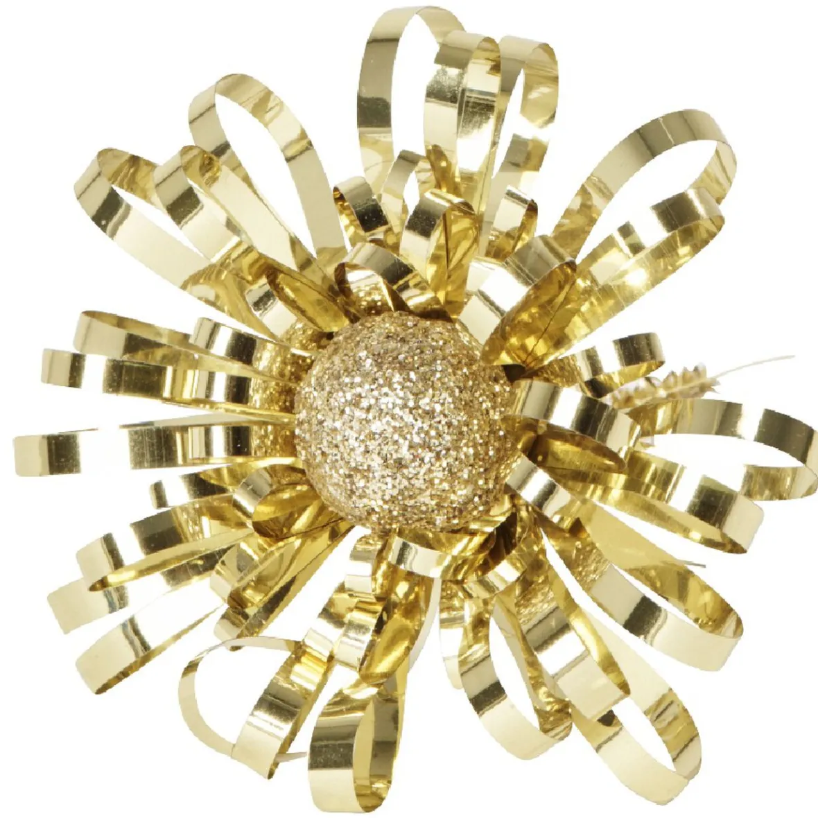 Suspension décoration sapin Noël dorée x30-Gifi New