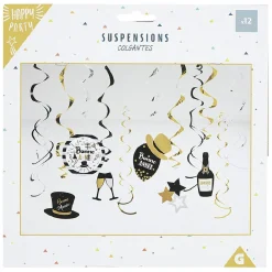 Suspension de fête Nouvel an x 12-Gifi Online