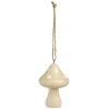 Suspension de Noël champignon en bois Ø5xH8cm - 2 modèles-Gifi Hot