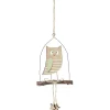 Suspension de Noël en bois hibou sur branche-Gifi