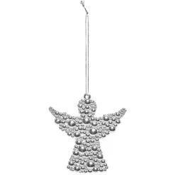 Suspension de Noël en métal doré ou argenté-Gifi New