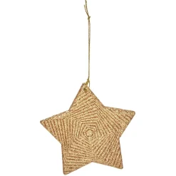 Suspension de Noël en métal doré ou argenté-Gifi New