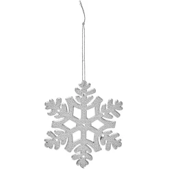 Suspension de Noël en métal doré ou argenté-Gifi New