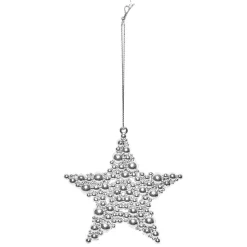 Suspension de Noël en métal doré ou argenté-Gifi New