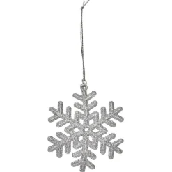 Suspension de Noël Flocon de neige blanc ou gris-Gifi Clearance