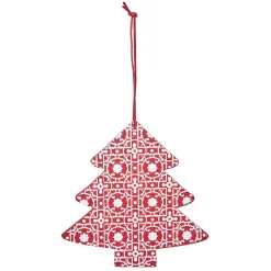 Suspension de Noël forme vintage en bois-Gifi Online
