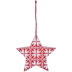 Suspension de Noël forme vintage en bois-Gifi Online