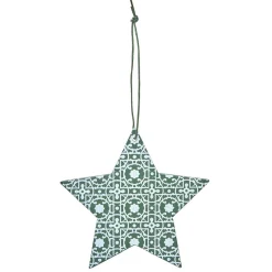 Suspension de Noël forme vintage en bois-Gifi Online