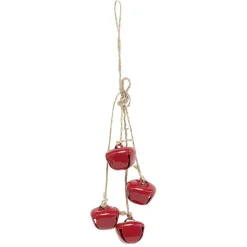 Suspension de Noël grelot en métal x4-Gifi Hot