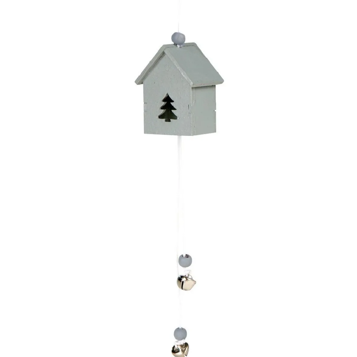 Suspension de Noël maisonnette en bois-Gifi Best