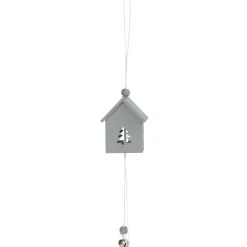 Suspension de Noël maisonnette en bois-Gifi Best